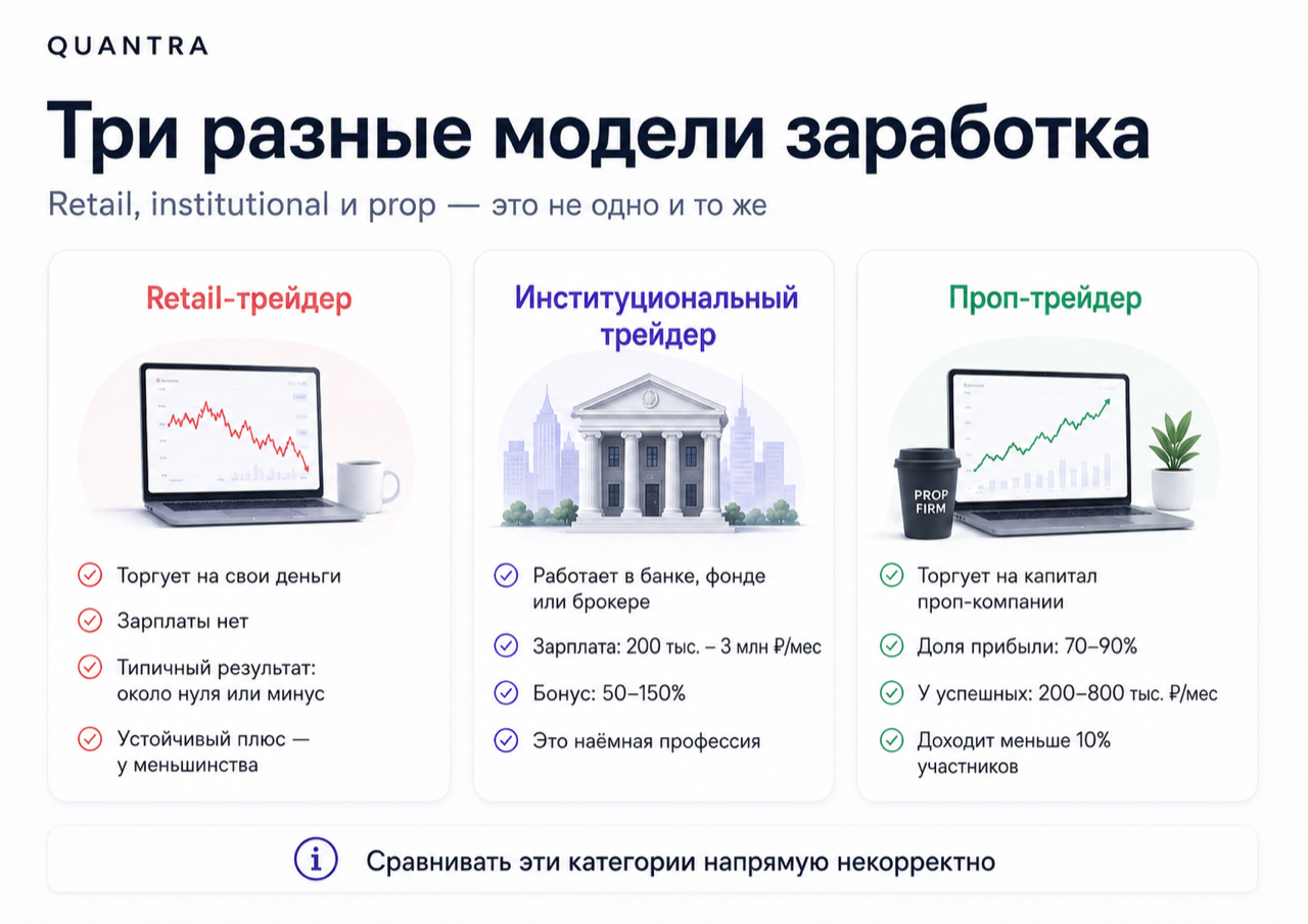 Сколько зарабатывают трейдеры в России: обложка статьи с ключевыми цифрами
